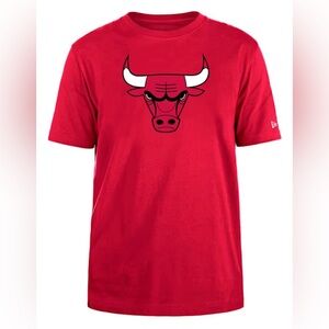 New DEMAR DEROZAN CHICAGO BULLS RED TIP OFF SHORT SLEEVE PLAYER T SHIRT, Large